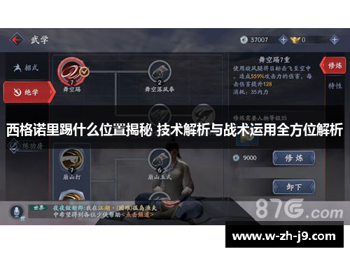 西格诺里踢什么位置揭秘 技术解析与战术运用全方位解析